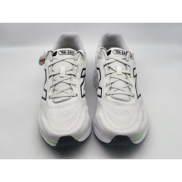 New Balance Fresh Foam 680 v8 Shoes Mens Size 11 Wide White Gray Green Running - Picture 2 of 10